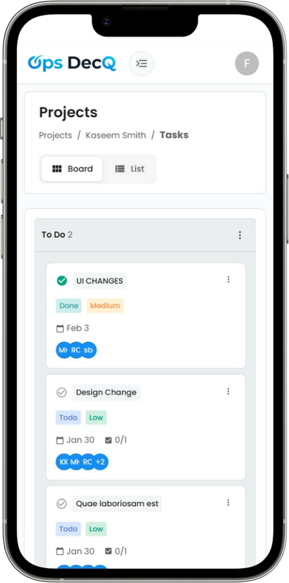 screen of Opsdeck bubble chat